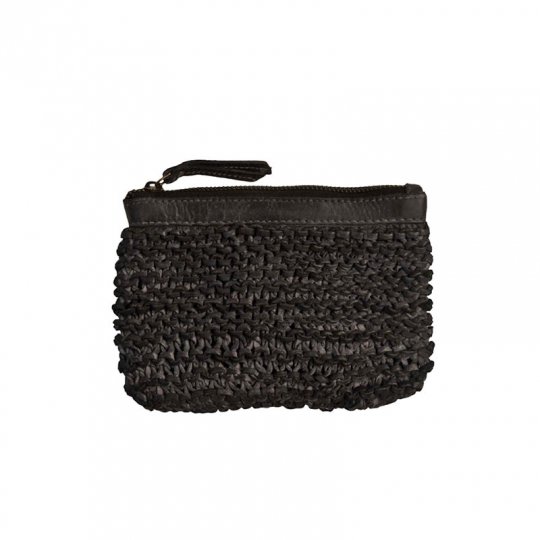 By Burin Knitted Leather Pouch Pung - nedsat 50%