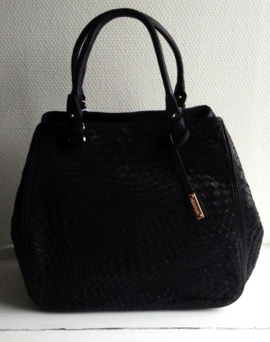 ABRO+ Handbag Leather Winter Macchiato Woven - nedsat 30%